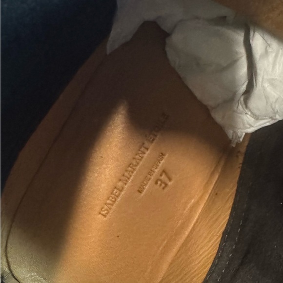 BNWOT Isabel Marant Etoile Flavie Leopard calf hair Moccasin Boots size 37/6.5 - Picture 9 of 9